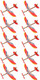 Toyvian 10 Pcs Rubberband Powered Airplane Kits Flying Glider Planes Toys Windup Flying Copter Toys Handout Glider Model Kids Party Favors