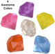 Uniqus 1.4" Bouncy Diamonds- Hi Bounce Gems – 36 Pack – Birthday Party Favors, Classroom Prizes, Pirate Or Princess Party Treasure Box Loot, Vending Machines, Summer Camp Activities, Stocking Stuffers
