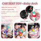 Utoplikey Baby Activity Arch Toy Bar For Stroller, Bassinets And Car Seat, Adjustable Crib Toys Hanging Attachment, Sensory Development Toys With Rattles Utoplikey Baby Activity Arch Toy Bar For Stroller, Bassinets And Car Seat, Adjustable Crib Toys Hanging Attachment, Sensory Development Toys With Rattles