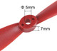 Uxcell Bullnose Propellers 5045 5X4.5 Inch Cw Ccw 2-Vane For Rc Quadcopter Hexacopter Multirotor, Red 4 Pairs