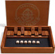 Vamslove Shut The Box Dice Game Wooden Board Table Math Game For 2 Players And Up, 12 Numbers Close The Box With 6 Dice For Kids Adults Family (Instructions Included)