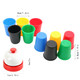 Vinciph Quick Cups Games For Kids Intellectual Flying Stack Cups,Stacking Cups Games Parent-Child Interactive Game With 24 Picture Cards, 30 Cups