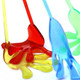 Wankko 72 Pieces Vinyl Stretchy Sticky Toy Assortment Including Wall Climber Men, Sticky Animals, Large Sticky Hands, Sticky Hammers, Stretchy Flying Frogs And Sticky Frogs