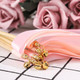 Whaline 30 Pack Ribbon Sticks Chromatic Silk Ribbon With Bells Fairy Stick Wish Wands For Wedding And Valentines Party (Pink)