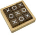 Wowme Tic Tac Toe Board Game Noughts Crosses Games Coffee Table Decor For All Ages Size 4 By 4 Inch