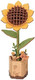 Yrdgrg Rojada Handmade Diy 3D Puzzle Flowers,3D Wooden Puzzles For Adults, Diy Flowers Model Kits,Home Decor Art Craft Unique s For Family And Friend (Sunflower)