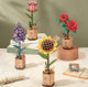 Yrdgrg Rojada Handmade Diy 3D Puzzle Flowers,3D Wooden Puzzles For Adults, Diy Flowers Model Kits,Home Decor Art Craft Unique s For Family And Friend (Sunflower)