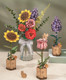 Yrdgrg Rojada Handmade Diy 3D Puzzle Flowers,3D Wooden Puzzles For Adults, Diy Flowers Model Kits,Home Decor Art Craft Unique s For Family And Friend (Sunflower)