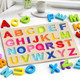 Zeoddler Alphabet Puzzles, Wooden Puzzles For Toddlers, Abc Shape Puzzles For Kids, Preschool Learning Activities, For Girls Boys