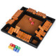 Agirlgle Shut The Box Dice Game, 1-4 Players Wooden Family Board Math Game With 12 Dice ，Pub Strategy Dice Game For Adults Classic Tabletop Educational Game For Family, Classroom, Home