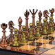 Agirlgle Vintage Metal Chess Set For Adults – 15" Wooden Chess Board With Metal Chess Pieces Travel Chess Set With Retro Chessmen – Collectible Elegant Chess Game – Family Vintage Board Game For Kids Agirlgle Vintage Metal Chess Set For Adults – 15" Wooden Chess Board With Metal Chess Pieces Travel Chess Set With Retro Chessmen – Collectible Elegant Chess Game – Family Vintage Board Game For Kids