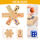 Alangduo Deeper Holes & Larger Marbles Original Wooden Marble Board Game, Portable For 2-6 Players, Wahoo Game With 36 Marbles & 12 Dice For Family, Friends, Party, Travel, And Camping