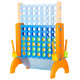 Ayeboovi Giant 4-In-A-Row, Jumbo Connect Game With Adjustable Height, Yard Game For Kids And Adults, 4-To-Score Family Game With Mesh Pocket