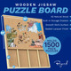 Beyond Innoventions 1500 Piece Wooden Jigsaw Puzzle Table - 4 Drawers, Rotating Puzzle Board 35” X 28” Jigsaw Puzzle Board Puzzle Cover & Lazy Susan Included - Portable Puzzles Tables For Adults And Kids Beyond Innoventions 1500 Piece Wooden Jigsaw Puzzle Table - 4 Drawers, Rotating Puzzle Board 35” X 28” Jigsaw Puzzle Board Puzzle Cover & Lazy Susan Included - Portable Puzzles Tables For Adults And Kids