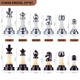 Bivomon Deluxe Chess Set 16.5'' Wooden Large Folding Chess Board Game With Handle, Weighted Acrylic Chess Pieces - 3.5" King With Storage Slots For Beginners, Professional Players Bivomon Deluxe Chess Set 16.5'' Wooden Large Folding Chess Board Game With Handle, Weighted Acrylic Chess Pieces - 3.5" King With Storage Slots For Beginners, Professional Players