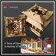 Chuker 3D Wooden Puzzle Toys - Ancient Chinese Wanchun Pavilion Building Kit, Royal Garden Architecture Model Lego Kits