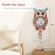 Cutywood 3D Puzzle For Adults-Wooden Owl Clock For Room Decoration, Diy Build Mechanical Wall Clock With Roman Numerals, Personalized For Diy Lovers