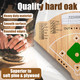 Deartisan Baseball Board Game, Oak Made Leisure Game For All Ages Sport Wooden Adult Battle Table Game For Family Party Holiday Coffee Travel Time Gameboard (Model Y)