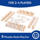 Doreimi Melamine Premium Travel Triangle Domino Game Set With 8 Wooden Holders, Includes 56 Triangular Domino Tiles And Brass Spinner, Classic Family Strategy Board Game For Kids And Adults