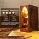 Funle Book Nook Kit For Adult, Diy Miniature Dollhouse Booknook Kit With Led Lights, 3D Wooden Puzzle Bookend For House Home Library Decor Funle Book Nook Kit For Adult, Diy Miniature Dollhouse Booknook Kit With Led Lights, 3D Wooden Puzzle Bookend For House Home Library Decor