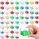 Gemscream 72 Pcs Mini Teaser Puzzle Maze Cubes 1.5 Inch 3D Balance Brain Puzzle Cube Iq Party Favor Games For Stocking Stuffers, Goodie Bag Filler, Birthday Party Toys Educational For Kids