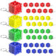Halloscume 50 Pcs Maze Puzzle Toy 3D Cube Box Mini Maze Christmas Puzzles Game For Adults Birthday Party Favors Stocking Stuffers For Kids