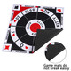 Horow 23.6 Inches Tripoley Game Tripoli Board Game Anti-Slip Mat,Combination Of Michigan Rummy, Hearts And Poker,200 Pokers,2 Boxes Of Cards,1 Storage Bag