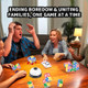 Iuuoi 3.0 Matching Board Game, Family Puzzle Games For Kids & Adults, Educational Puzzles Toy With 100 Unique Challenges, 4 Difficulty Levels, Develop Problem Solving Skills, 2-6 Players