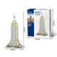 Iwutefet 4669 Pcs Empire State Micro Mini Building Blocks Set, Abs Plastic Architectural Model, World Famous Architecture Model Toy Home Decoration , 3D Puzzle, Realistic Design For Commemorative Toy
