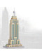 Iwutefet 4669 Pcs Empire State Micro Mini Building Blocks Set, Abs Plastic Architectural Model, World Famous Architecture Model Toy Home Decoration , 3D Puzzle, Realistic Design For Commemorative Toy