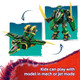 Lego Ninjago Lloyd'S Jet Mech Building Toy - Model Building Kit For Boys & Girls, Ages 9+ - Transforming Playset For Kids W/ 5 Ninja Toy Minifigures - Dragons Rising Idea For Birthdays - 71845