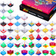 Lenwen 48 Pieces Brain Teaser Puzzles Cubes Mini Puzzle Party Favors Goodie Bags Stuffers Games Challenge Decompression For Adults(Cute Style)