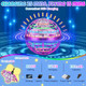 M&Hong 2 Pack Flying Orb Ball Toy Flying Space Orb Magic Flying Ball Toy, 360° Rotating Hover Ball Cool Toy, Flying Spinner Toys Space Boomerang Ball With Led Lights For Kids Adult Birthday (Red+Purple)