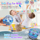 M&Hong 2 Pack Flying Orb Ball Toy Flying Space Orb Magic Flying Ball Toy,360° Rotating Hover Ball Cool Toy,Flying Spinner Toys Space Boomerang Ball With Led Lights Kids Adult Christmas Birthday