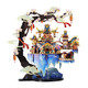 Microworld 3D Metal Puzzle, Peach Blossom Source Architecture Metal Model Kits, Diy Brain Teaser Challenge 3D Puzzles For Adults, Art Craft Buliding Home Decor
