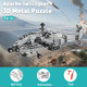 Microworld 3D Metal Puzzle Military Model Kits, Apache Helicopter Airplane Models Kits To Build For Kids Boys Teens Men, Diy Toys Brain Teaser Puzzles, 3D Puzzle Model Kits Creative Birthday S, 567 Pcs