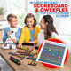 Mindware Qwirkle Version - Includes 108 Wooden Tiles, Scoreboard And 4 Wooden Tile Racks In A Drawstring Bag