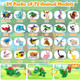 Moontoy Party Favors For Kids, 24 Pack Animals Building Blocks Toy For Goodie Bag Stuffers Valentines Day Mini Building Set Party Favors For Birthday For Boys Girls Ages 6-12+