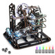 Nicknack 3D Wooden Puzzles Marble Run Toy Model Building Kits For Wooden 3D Puzzles For Adults Wood 3D Toy Marble Night City