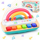 Play Baby Musical Toys - Rainbow Baby Piano Music & Sound Light Up Musical Toys For Toddlers 1-3, Multifunctional Baby Pop Up Toy Cause And Effect For Toddlers Age 1+ And Up Girls Play Baby Musical Toys - Rainbow Baby Piano Music & Sound Light Up Musical Toys For Toddlers 1-3, Multifunctional Baby Pop Up Toy Cause And Effect For Toddlers Age 1+ And Up Girls