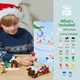 Plus Plus Christmas Advent Calendar , 25 Kids Building Block Toys, Mini 3D Puzzle Kits, Fun Holiday Countdown Stem S, 600 Pieces - Woodland Christmas