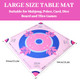 Ptazucv Mahjong Mat,Mah Jongg Mat With Guide Suitable For Beginners,Noise Reduction Non-Slip Mahjong Mat For Table,Suit For Mahjong, Card Games, Board Games, Tile Game, And Dominoes（31.5"X31.5"）