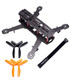 Readytosky 250Mm Fpv Racing Drone Frame 5 Inch Carbon Fiber Quadcopter Frame Kit With 4Mm Fpv Frame Arms+Lipo Battery Strap