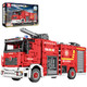 Reobrix Fire Truck Building Set For Adults, Big Rescure Fire Vehicle With Water Spray Device, App And Remote Control Firetruck Bricks 22008, Fire Engine Building Kit For Men, Ideal S For Kids 14+