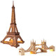 Robotime 3D Puzzle For Adults Wooden Craft Kits For Teens Diy Construction Model Kit With Led Light Tower Bridge &Eiffel Tower Robotime 3D Puzzle For Adults Wooden Craft Kits For Teens Diy Construction Model Kit With Led Light Tower Bridge &Eiffel Tower