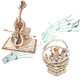Rokr 3D Wooden Puzzles For Adults Music Box Bundle - Cello & Orrey, Unique Hobby For Boys Girls Family Rokr 3D Wooden Puzzles For Adults Music Box Bundle - Cello & Orrey, Unique Hobby For Boys Girls Family