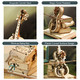 Rokr 3D Wooden Puzzles For Adults Music Box Bundle - Cello & Orrey, Unique Hobby For Boys Girls Family Rokr 3D Wooden Puzzles For Adults Music Box Bundle - Cello & Orrey, Unique Hobby For Boys Girls Family