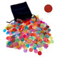 Sutimshe Deluxe Bingo Game Set,Bingo Set Includes Metal Cage,600 Mixed Color Plastic Chips,100 Large Cards,75 Bingo Balls,Plastic Masterboard, 2 Velvet Bag,Great For Adults Large Group And Parties