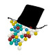 Sutimshe Deluxe Bingo Game Set,Bingo Set Includes Metal Cage,600 Mixed Color Plastic Chips,100 Large Cards,75 Bingo Balls,Plastic Masterboard, 2 Velvet Bag,Great For Adults Large Group And Parties