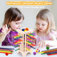 Timissu Montessori Wooden Board Games For Kids 42 Colorful Stacking Wooden Sticks Dice Game Fine Motor Skills Montessori Toys For 3 4 5 6 Year Old Girl Boy Educational Learning Ages 4-8 Timissu Montessori Wooden Board Games For Kids 42 Colorful Stacking Wooden Sticks Dice Game Fine Motor Skills Montessori Toys For 3 4 5 6 Year Old Girl Boy Educational Learning Ages 4-8
